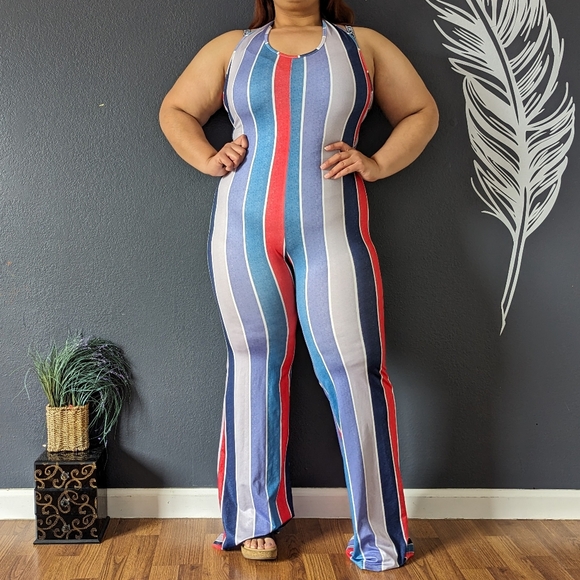 Shein Striped Jumpsuit - Picture 8 of 9